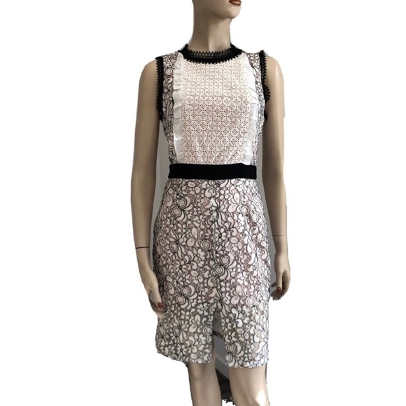 TAVE DECADENCE dress cream & black open back - Picture 1 of 16